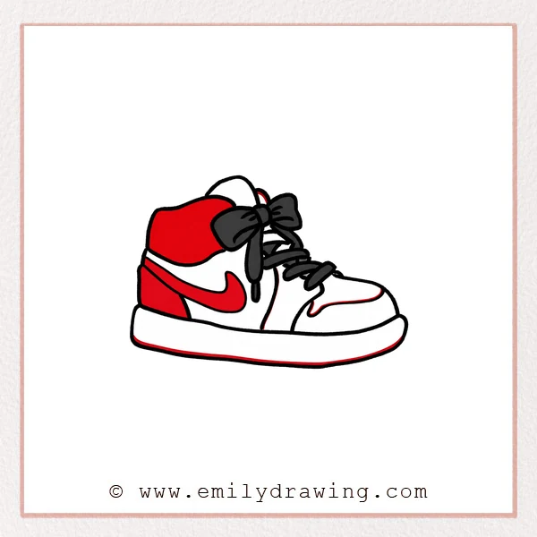Preview of Jordan Shoe drawing